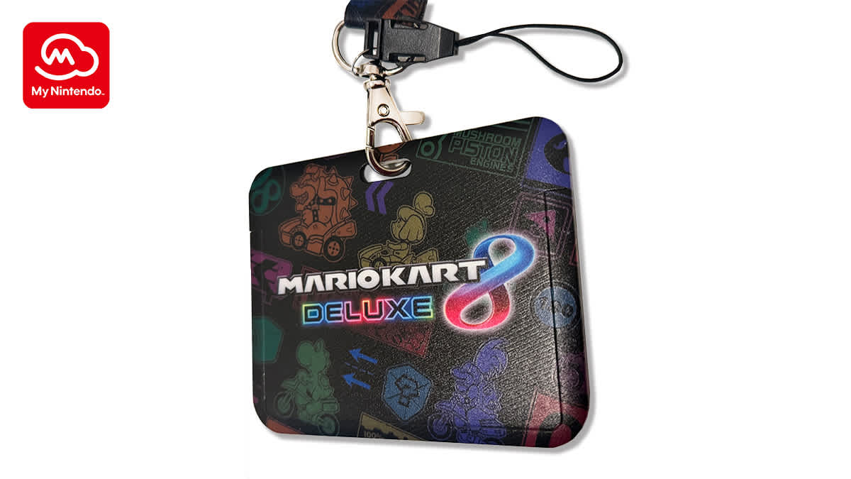 Mario Kart™ 8 Deluxe License Holder with Lanyard - Nintendo